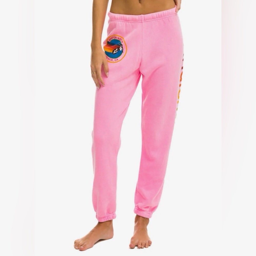 Aviator Nation Pink Joggers